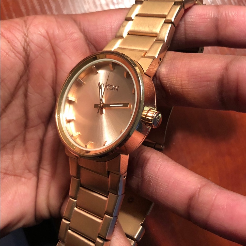 39.5 mm Rose Gold Nixon Watch